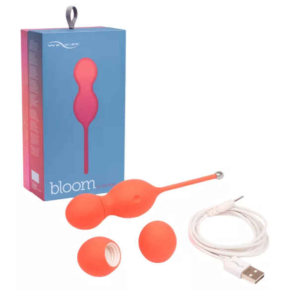 We-Vibe Bloom - bolas chinas con pesos intercambiables - silicona naranja