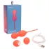 We-Vibe Bloom - bolas chinas con pesos intercambiables - silicona naranja
