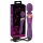 Javida Double - vibrador masajeador doble - silicona lila