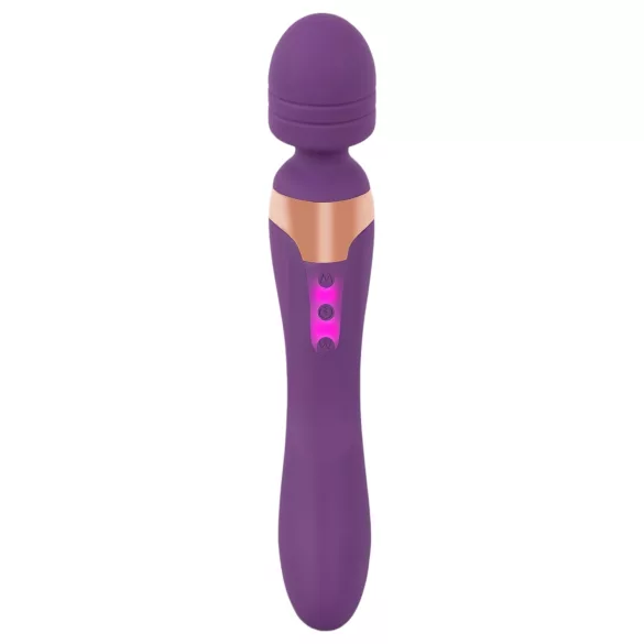 Javida Double - vibrador masajeador doble - silicona lila