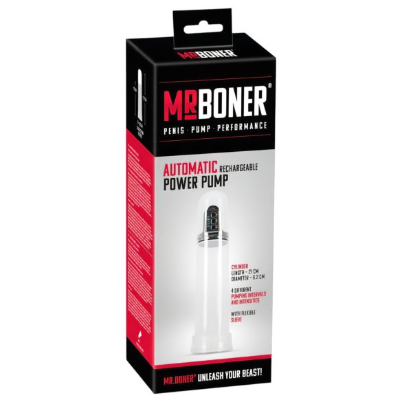 Mister Boner Automático - bomba para pene recargable