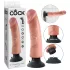 King Cock - Consolador realista con vibración y ventosa - 23 cm - color piel
