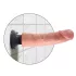 King Cock - Consolador realista con vibración y ventosa - 23 cm - color piel