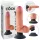 King Cock - Consolador realista vibrador con ventosa - 18 cm - color natural