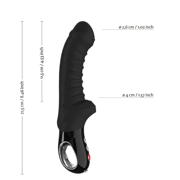 Fun Factory Tiger G5 - vibrador de punto G, impermeable (negro)