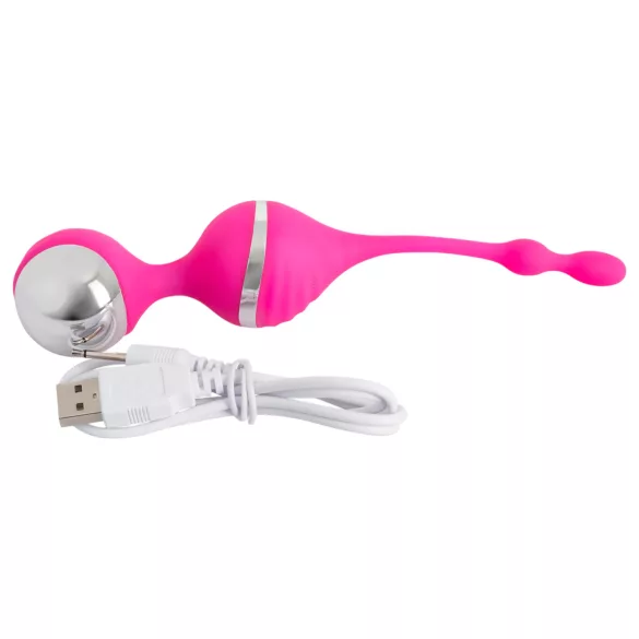 SMILE Love Ball - bola vaginal vibradora - silicona rosa