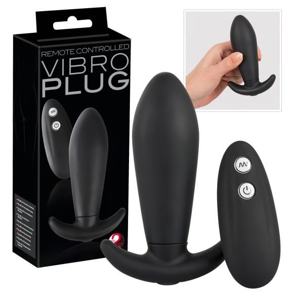 You2Toys - Tapón Vibro - vibrador anal inalámbrico (negro)