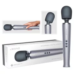 le Wand - masajeador vibrador recargable de lujo - plata