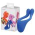 Doppio Enamorados - Vibrador dual recargable azul.