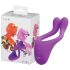 Doppio BeauMents - vibrador dual recargable con 3 motores (lila)