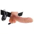 Fetish Strap-on - arnés con consolador vibrador 18 cm - color natural