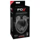 PDX Elite - masturbador pene con vibración - silicona negra
