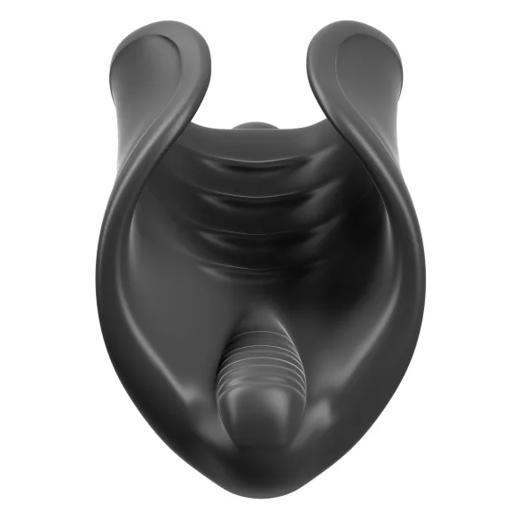 PDX Elite - masturbador pene con vibración - silicona negra