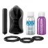 PDX Elite - masturbador pene con vibración - silicona negra