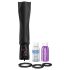PDX Roto-Teazer - Masturbador impermeable giratorio y vibrador (negro)