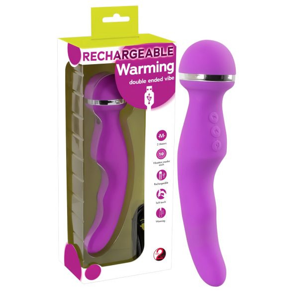 You2Toys - Calor - Vibrador Masajeador Recargable con Calentamiento (Rosa)