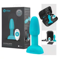   b-Vibe - vibrador anal con bolas giratorias - silicona turquesa