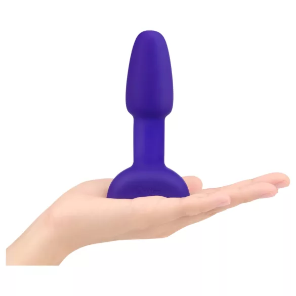 b-Vibe Rimming - Vibrador anal con perlitas giratorias (lila)