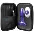 b-Vibe Rimming - Vibrador anal lila con perlas giratorias