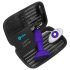 b-Vibe Rimming - Vibrador anal lila con perlas giratorias