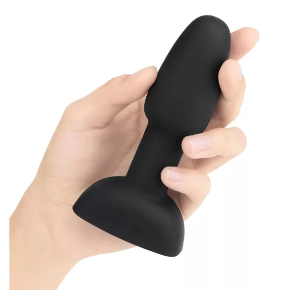 b-Vibe - Vibrador anal con esferas rotatorias - silicona negra