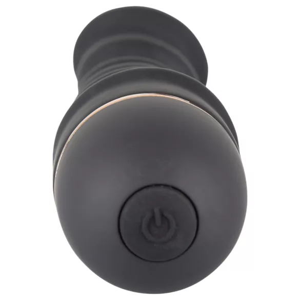 You2Toys - Vibrador flexible con texturas - silicona negra