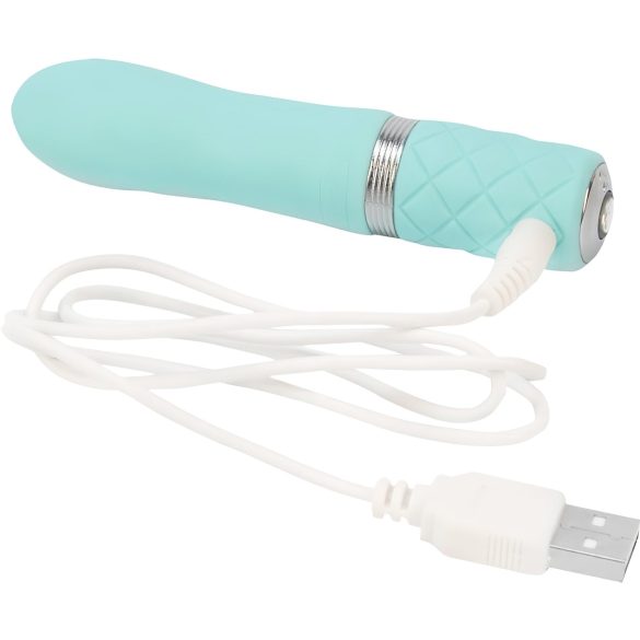 Pillow Talk Flirty - vibrador recargable tipo bala - silicona turquesa