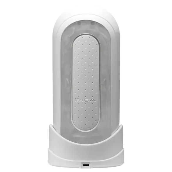 TENGA Flip Zero - masturbador vibrador masculino - blanco