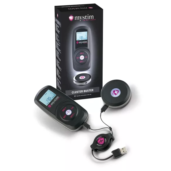 Mystim Cluster Buster - set de mando a distancia para electroestimulación