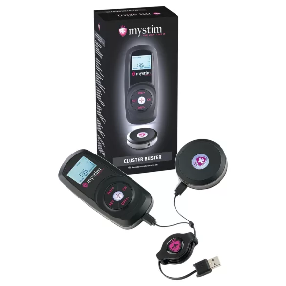 Mystim Cluster Buster - set de mando a distancia para electroestimulación