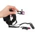 Kitty - Vibrador y pinza íntima negra (S-L)