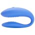 We-Vibe Match - vibrador para parejas recargable resistente al agua azul