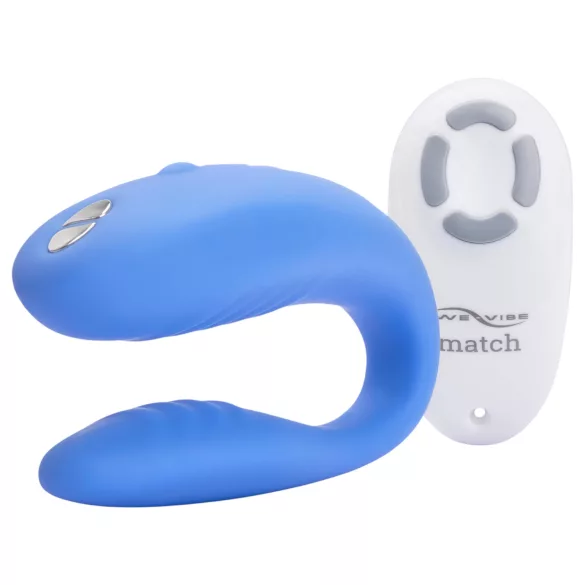 We-Vibe Match - vibrador para parejas recargable resistente al agua azul