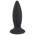 Pequeño vibrador anal Black Velvet S - negro, ideal iniciantes