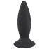 Black Velvets - vibrador anal recargable para principiantes - pequeño negro