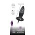Pequeño vibrador anal Black Velvet S - negro, ideal iniciantes
