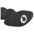 Black Velvets - vibrador anal recargable 5 bolas silicona negro