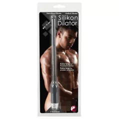  You2Toys - dilatador uretral vibrador - silicona negra 8-11 mm