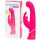 Happyrabbit - Vibrador punto G y clítoris - resistente al agua - silicona rosa