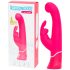 Happyrabbit Punto G - vibrador resistente al agua con estimulador (rosa)