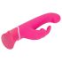 Happyrabbit Punto G - vibrador resistente al agua con estimulador (rosa)