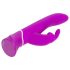 Happyrabbit Curve - Vibrador resistente al agua con brazo para clítoris (morado)