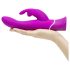 Happyrabbit Curve - Vibrador resistente al agua con brazo para clítoris (morado)
