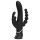 Happyrabbit Triple - Vibrador recargable triple para clítoris y anal (negro)