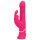 Happyrabbit - vibrador con movimiento y brazo para clítoris - recargable - rosa
