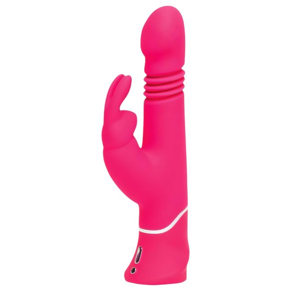 Happyrabbit - vibrador con movimiento y brazo para clítoris - recargable - rosa
