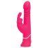 Happyrabbit Thrusting - Vibrador recargable con movimiento y estimulador (rosa)