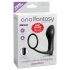Analfantasy - Vibrador Anal de Dedo con Anillo para Pene (Negro)