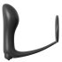 Analfantasy - Vibrador Anal de Dedo con Anillo para Pene (Negro)