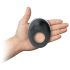 Hot Octopuss Atom - anillo vibrador recargable para pene (negro)